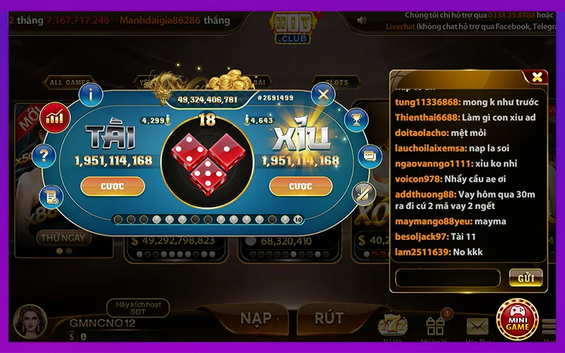 HIT Club Livestream Xóc Đĩa và Tài Xỉu với tỷ lệ thắng hấp dẫn
