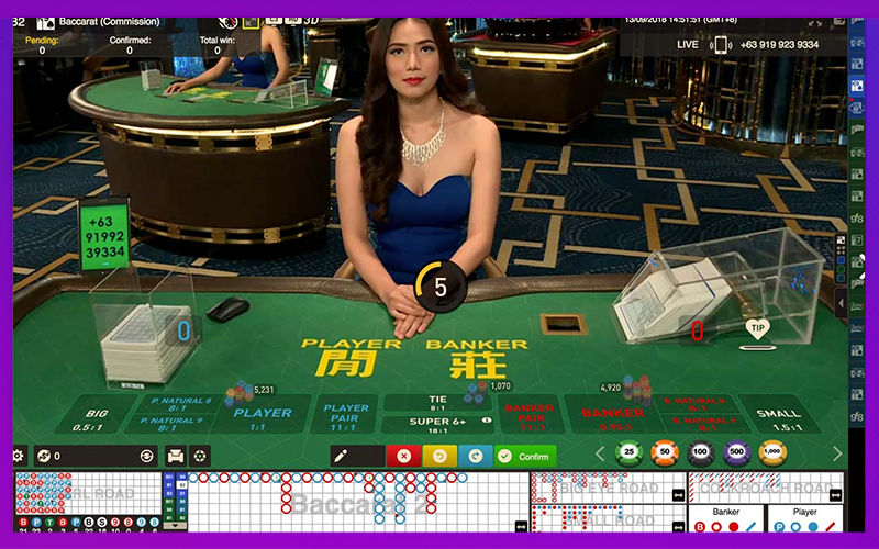 Casino trực tuyến LUCKY88 với Baccarat và Poker dealer thật